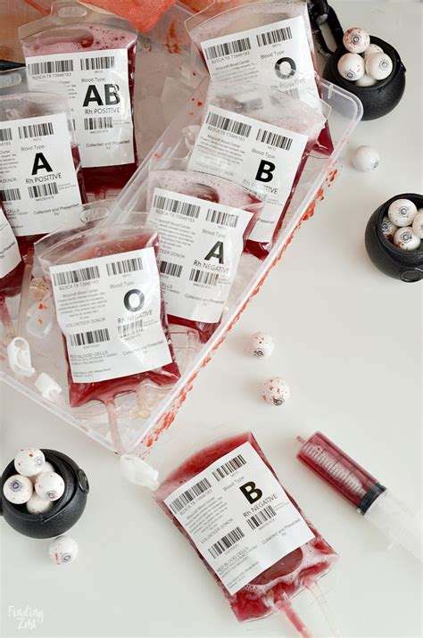 how to make a fake blood bag|blood bag for halloween party.